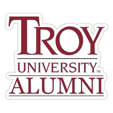 R & R Imports R & R Imports STC4-C-TROY20 ALUM 2pk Troy University 4 in. Laser Cut Alumni Vinyl Decal Sticker - Pack of 2 STC4-C-TROY20 ALUM 2pk